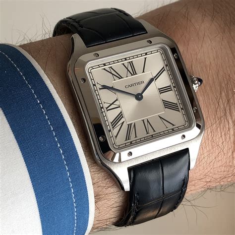 cartier santos dumont xl size|santos dumont cartier price.